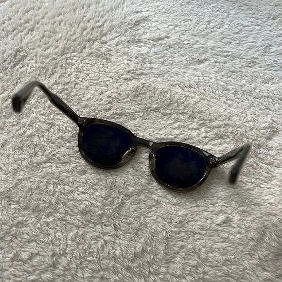 GUCCI Acetate Round Metal Sunglasses GG0071S Gray & Green - Picture 11 of 14